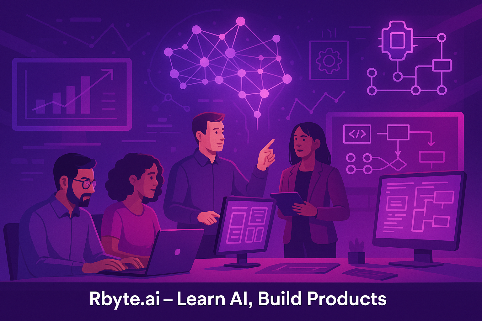 Rbyte.ai learners building AI projects